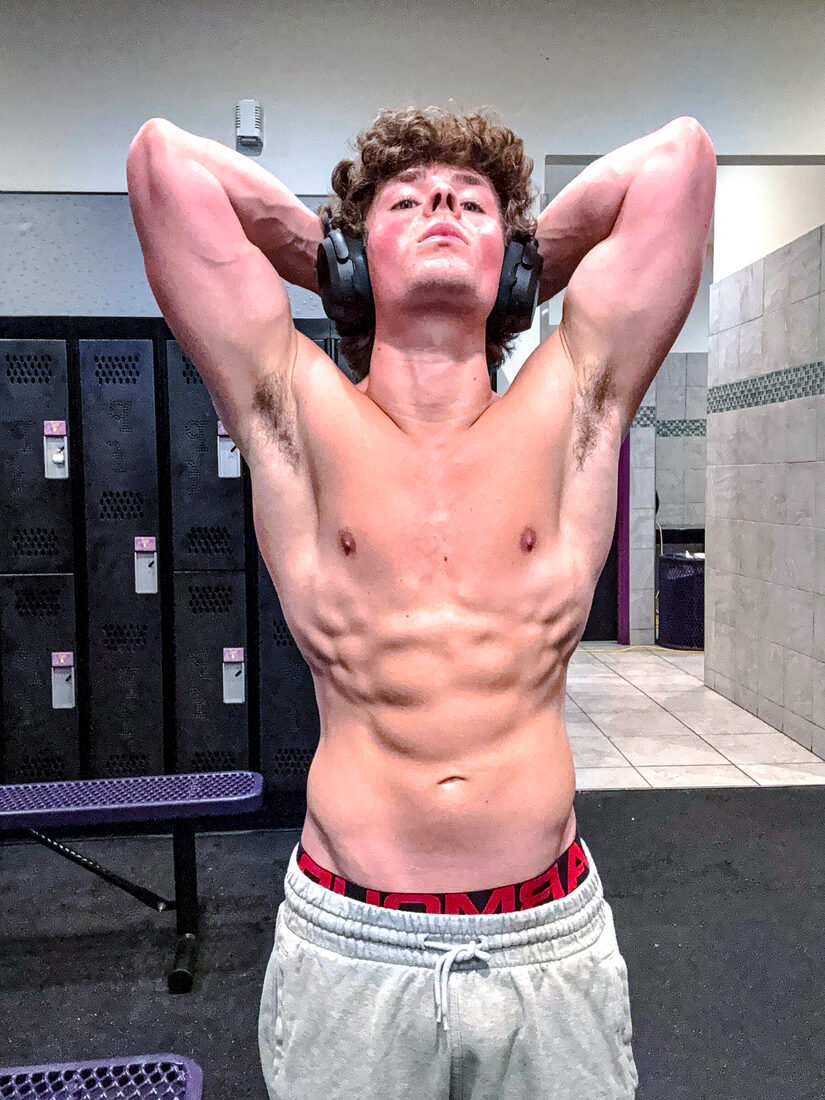 Same client's physique after coaching, visibly leaner and more defined